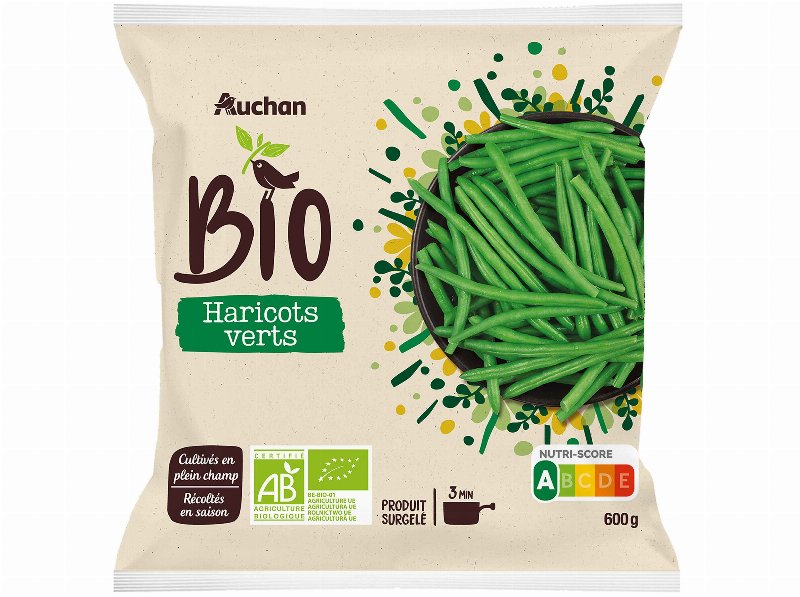 Feijão Verde Auchan Bio 600 g