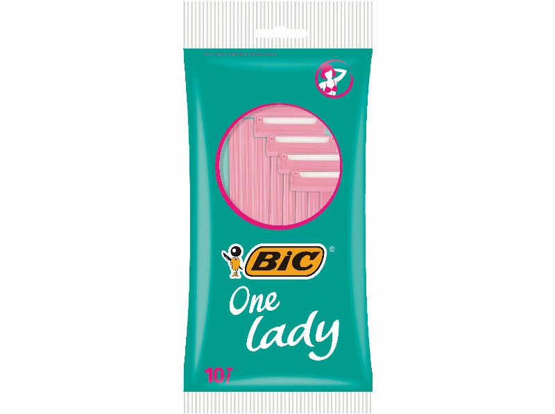 Lâminas Descartáveis Bic One Lady 10Un