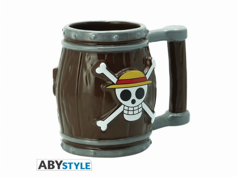 Caneca 3D Barrel Abystyle One Piece 350 ml