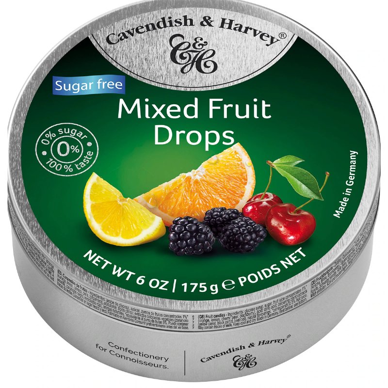 Rebuçados Tutti Frutti Sem Açúcar 175 g