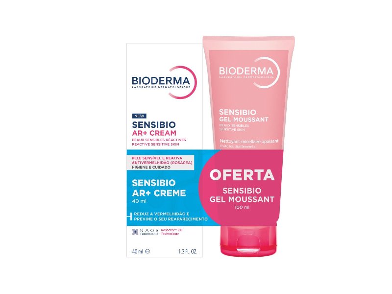 Creme Bioderma Sensibio Ar 40 ml Oferta Gel Moussant Bioderma 100 ml