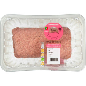 Rolo De Carne De Porco Com Cogumelos, Bacon E Queijo Continente 1,1 kg (Aprox.)