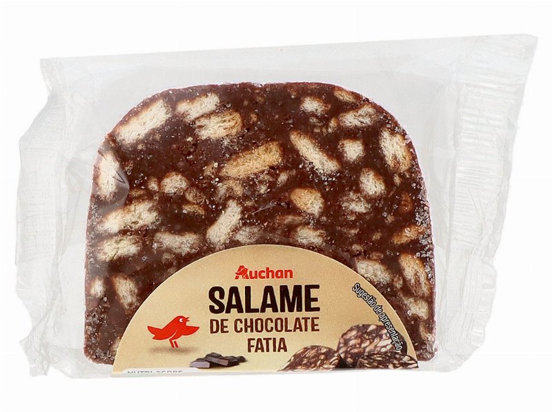 Salame De Chocolate Auchan Fatias 60 g