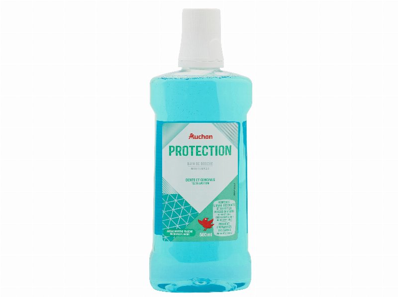 Elixir Auchan Proteção De Dentes E Gengivas 500 ml