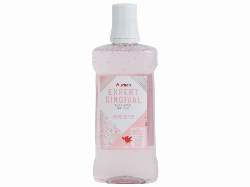 Elixir Auchan Proteção Gengivas S/Álcool 500 ml
