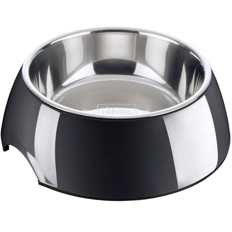 Comedouro Para Cão Melamina Preto 1 unidade