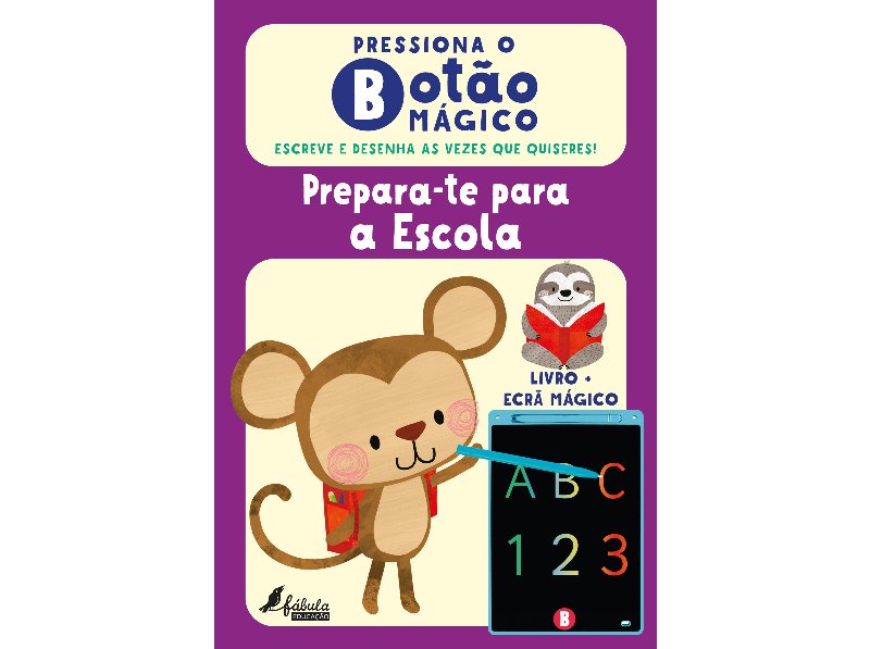 Livro Pressiona O Botão Mágico : Prepara-Te Para A Escola