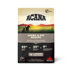 Ração Para Cão Adulto Light E Fit Recipe Acana 2 kg