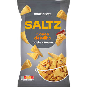 Cones De Milho Sabor Queijo E Bacon Continente 130 gr