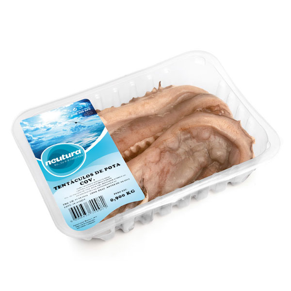Tentáculos Pota Inteiros Congelado 800 g Neutura