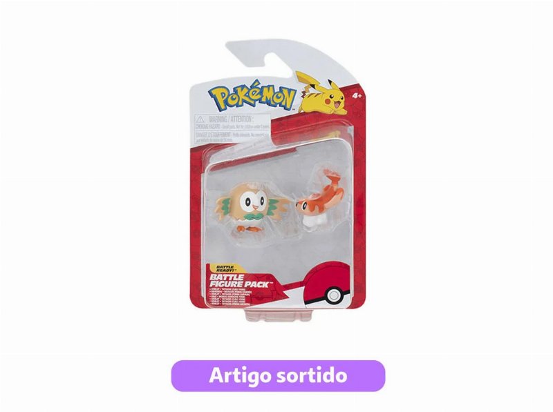 Figuras Pack Combate Pokémon Modelos Sortidos