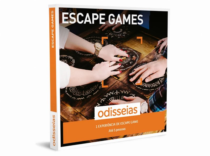 Pack Presente Odisseias - Escape Games " " Experiência Até 5 Pessoas