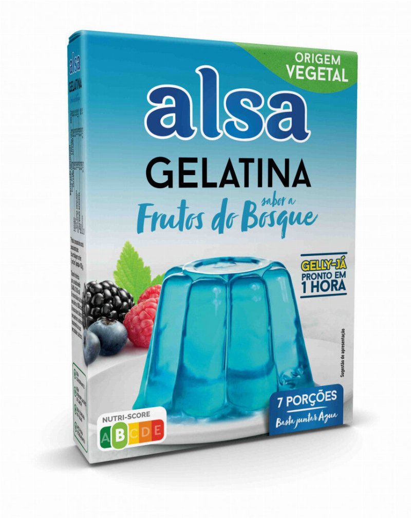 Gelatina Em Pó De Frutos Do Bosque Alsa 0.105Kg