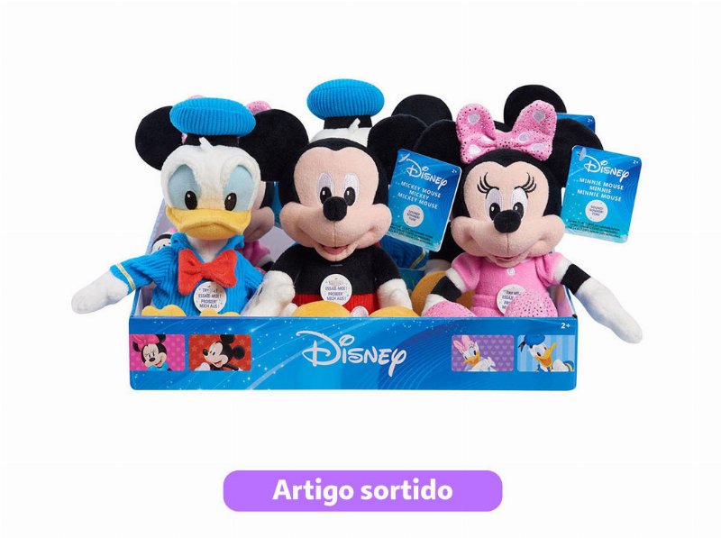 Peluche Mickey Mouse Com Som Modelos Sortidos