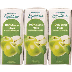 Sumo 100% Maçã Continente Equilíbrio 6 X 20 cl