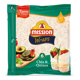 Wrap De Trigo De Chia E Quinoa Mission 370 gr (6 Un)