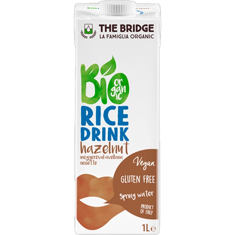 Bebida Bio De Arroz E Avelã 1 l