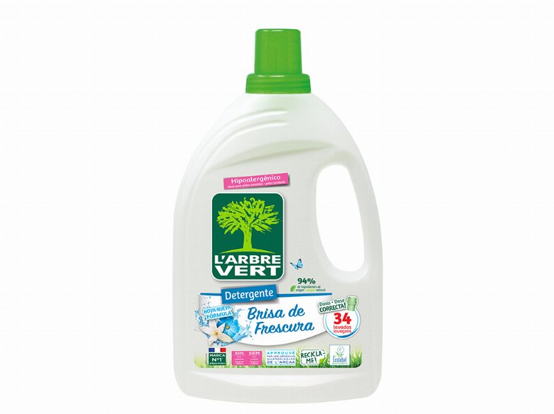 Detergente Roupa Máquina Liquido L'arbre Vert Brisa Frescura 34D