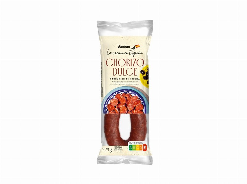 Chouriço Suave Auchan À Mesa Em Espanha 225 g