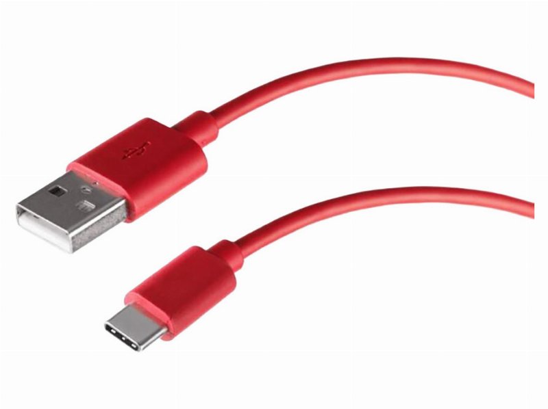 Cabo Carregamento Qilive Usb Para Usb-C Vermelho