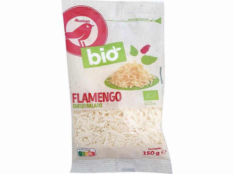 Queijo Auchan Flamengo Ralado Bio 150 g