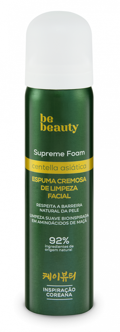 Espuma De Limpeza Facial Centella Asiática Be Beauty 0.075L