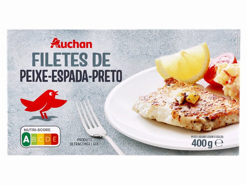 Filetes De Peixe Espada Preto Auchan 400 g