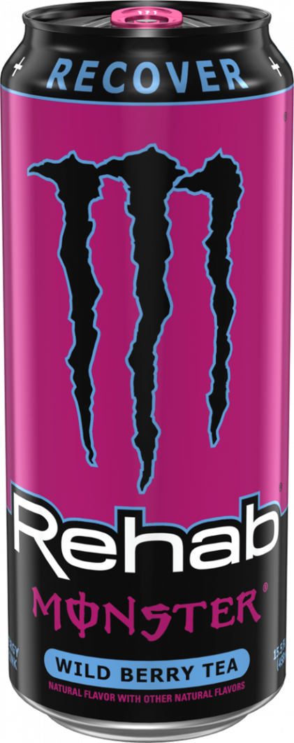 Bebida Energética Rehab Chá De Frutos Vermelhos Monster 0.5L