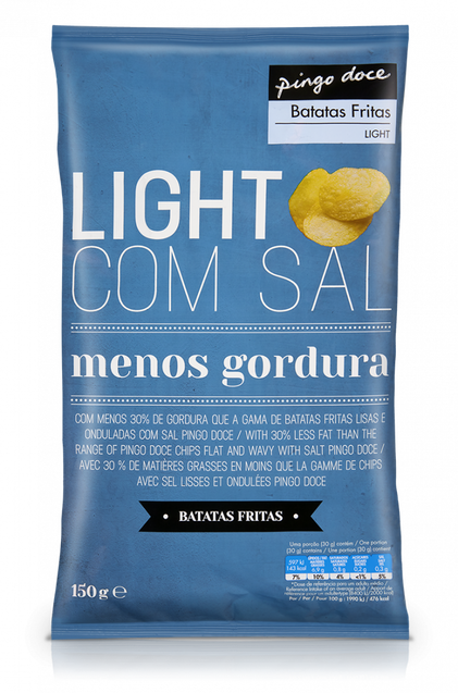 Batatas Fritas Lisa Light Pingo Doce 0.15Kg