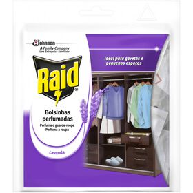 Inseticida Anti-Traça Bolsinha Lavanda Raid 18 Un