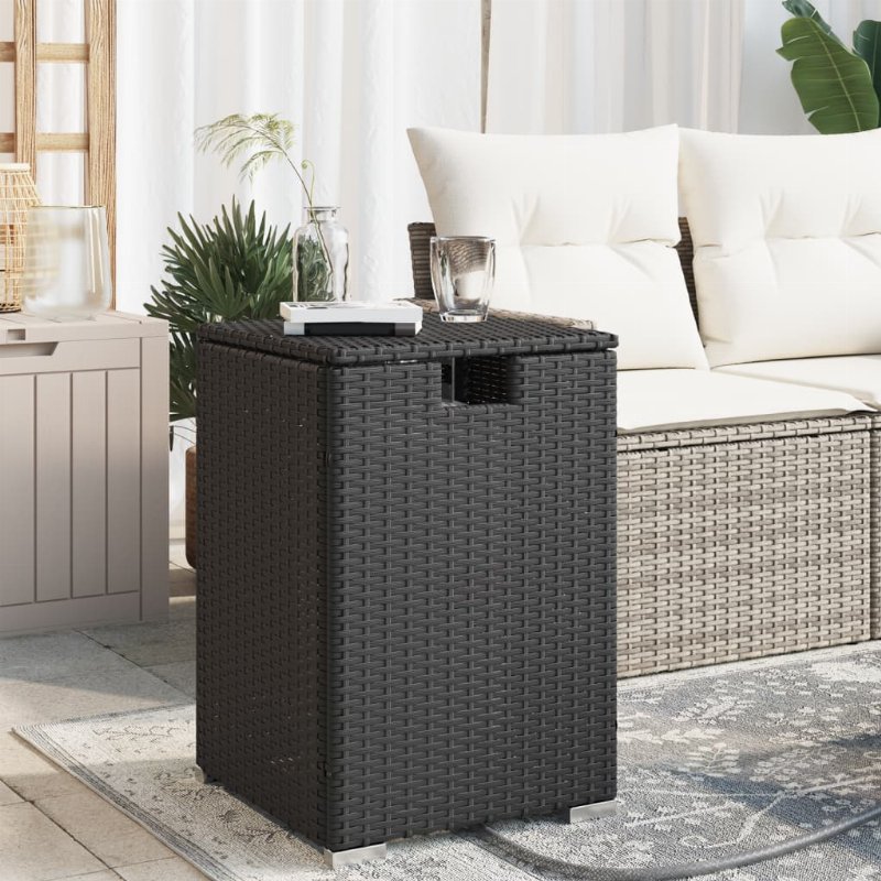 Hkh Cobertura Para Botija De Gás 40X40X60 Cm Vime Pe - Preto