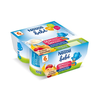 Iogurte Bebé Nestlé Frutas Variadas Pack 4 Nestlé Bebé 0.4Kg
