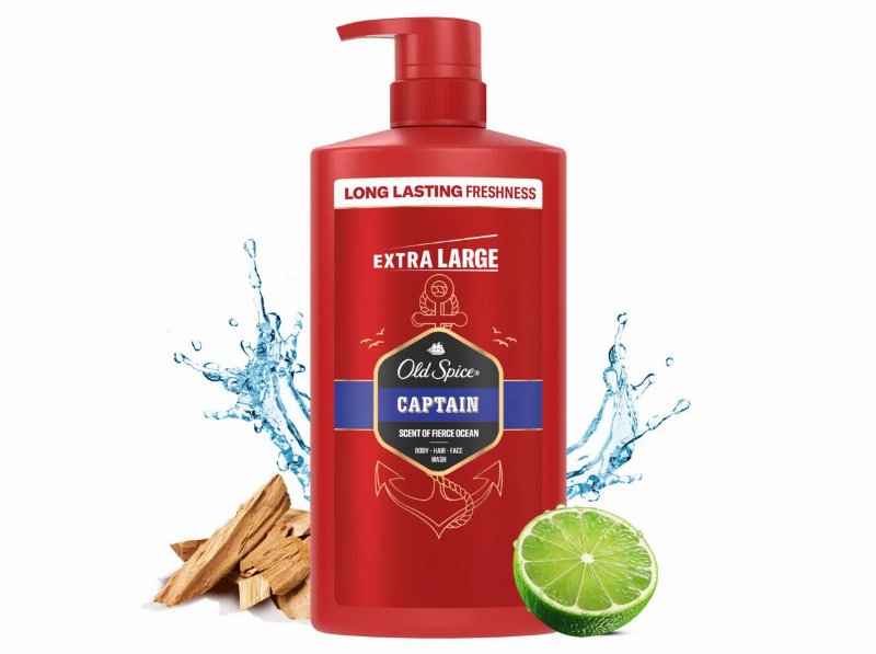 Gel De Banho Old Spice Captain 800 ml