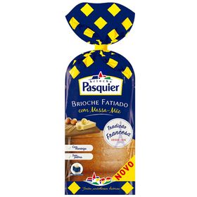 Pão Brioche Fatiado De Massa Mãe Brioche Pasquier 450 gr (1 Un)