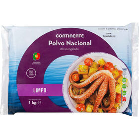 Polvo Limpo Nacional Ultracongelado Continente 1 kg