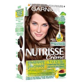 Coloração Permanente Castanho Claro 5.0 Garnier Nutrisse 1 Un
