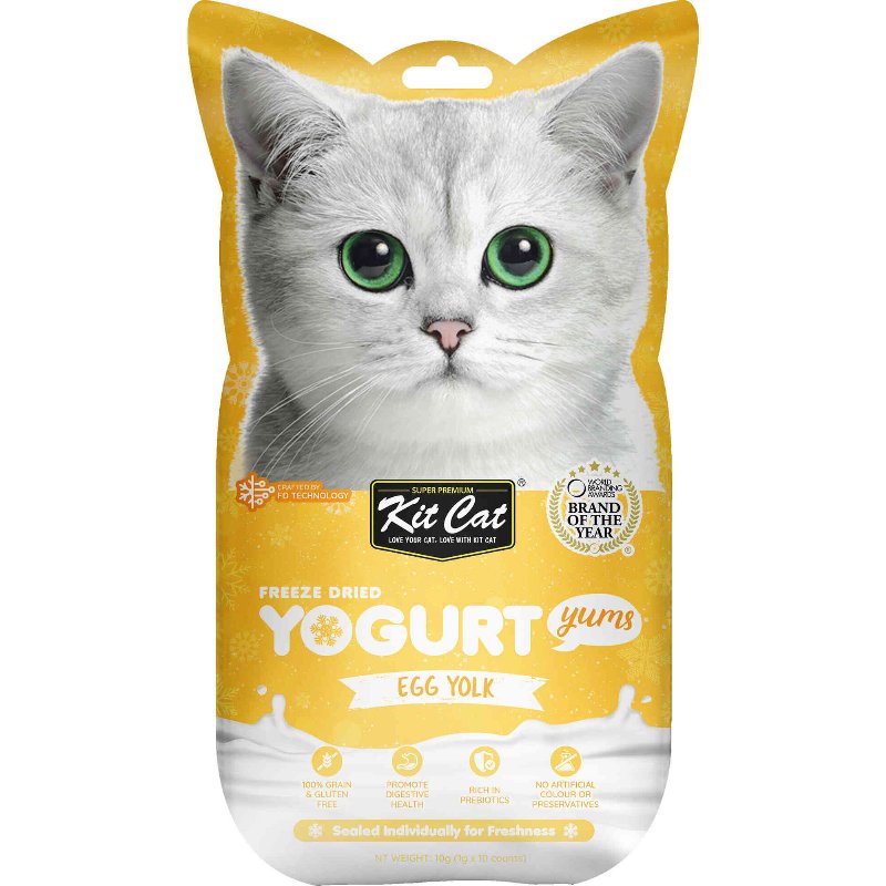 Iogurte Para Gato Gema De Ovo Kit Cat 10 gr