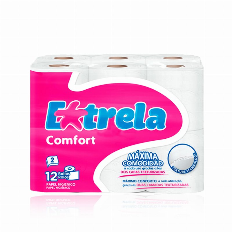 Amoos Papel Higiénico Estrela Comfort 2F 12 Rolos