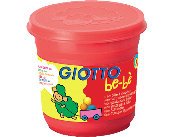 Pasta Modelar Giotto Be-Bé Vermelho 220 g