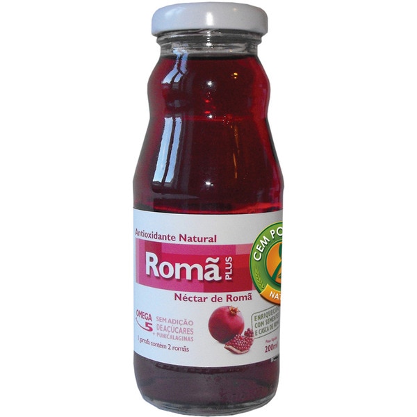 Néctar De Romã Sem Açúcar 200 ml