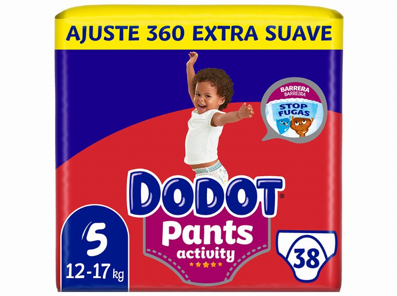 Fraldas Cueca Dodot Activity Extra T5 12-17 kg 38Un