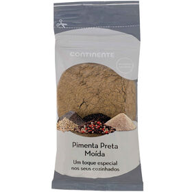 Pimenta Preta Moída Em Saqueta Continente 50 gr