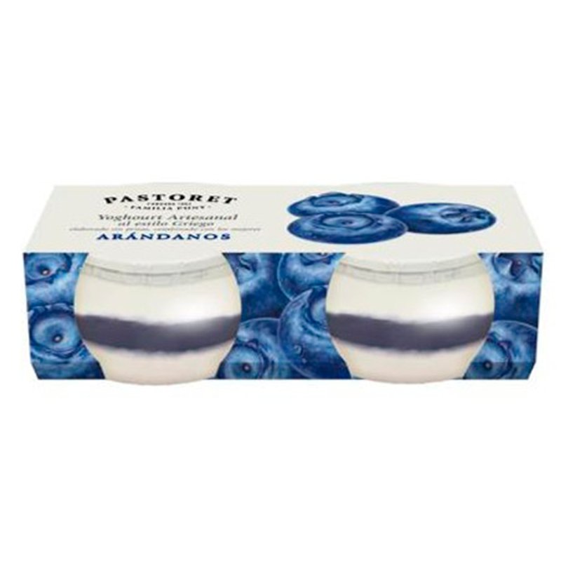 Iogurte Grego Açucarado Mirtilo Pack 2 Unidades 135 g