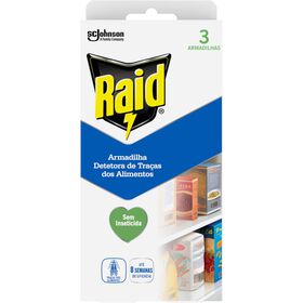 Inseticida Anti-Traça Alimentos Raid 3 Un