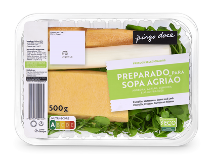 Preparado Sopa Agrião Embalado Pingo Doce 0.5Kg