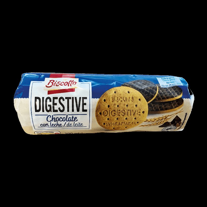 Bolacha Digestiva Cobertura De Chocolate De Leite