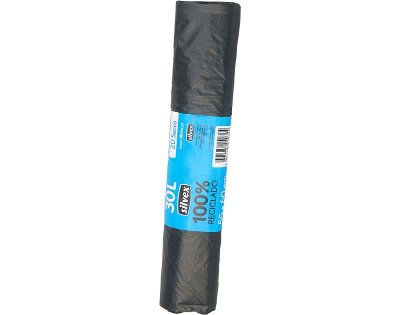 Saco Silvex De Lixo Eco Reciclados 30 l 20Un