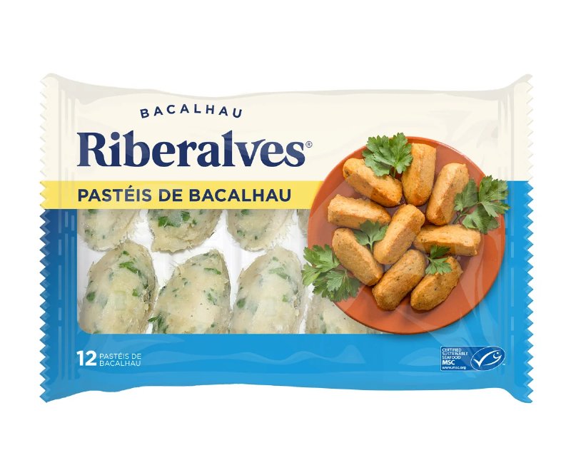 Pastéis Riberalves Bacalhau Msc 12Un 360 g