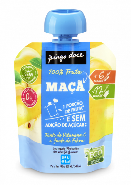 Bolsa De Fruta Maçã Pingo Doce 0.09Kg