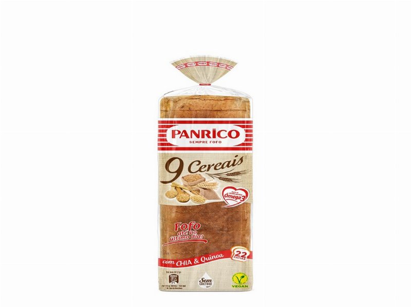 Pão Panrico Forma Com Côdea 9 Cereais 520 g